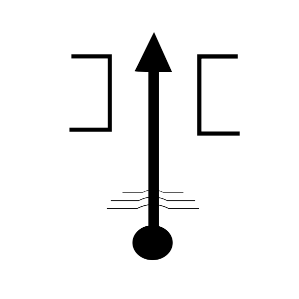 SVG Narrow bridge TSD vector sign