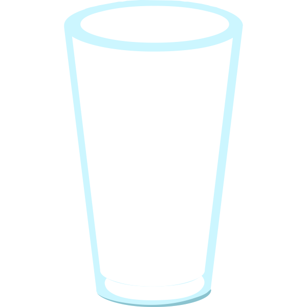 SVG Narrow tumbler vector illustration