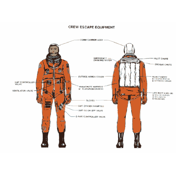SVG NASA flight suit development images 325-350 25