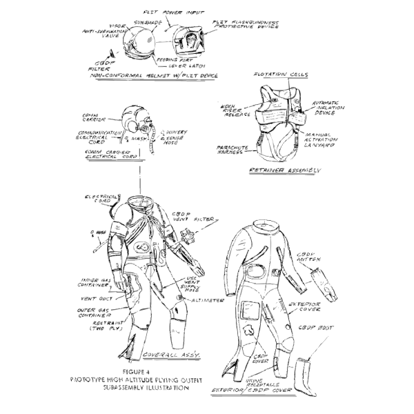 SVG NASA flight suit sketch