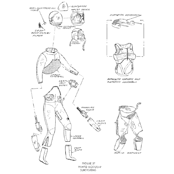 SVG NASA flight suit vector sketch