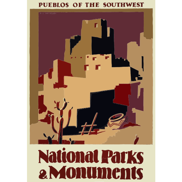 SVG National parks and monuments