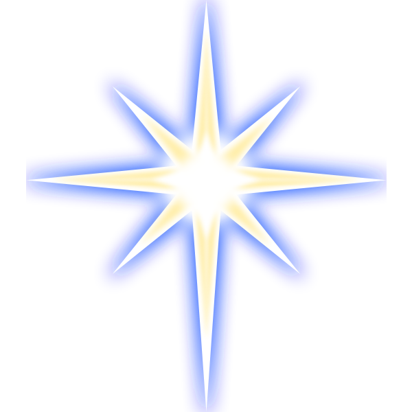 SVG Nativity star