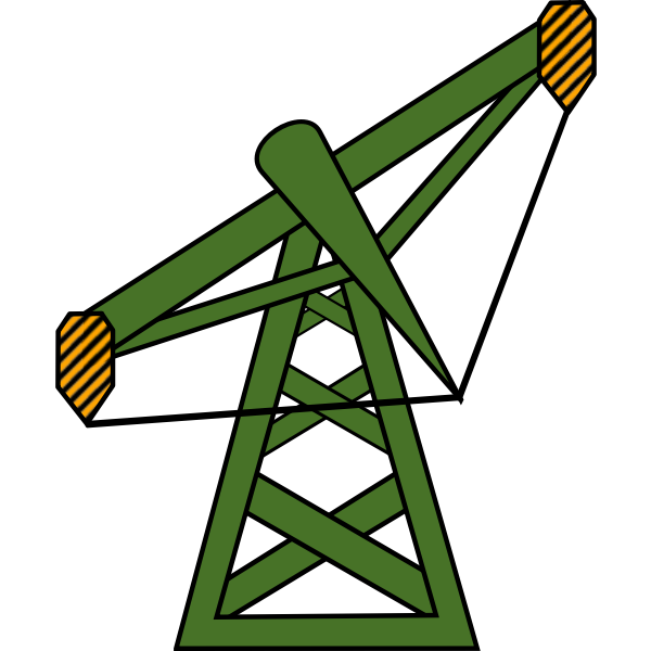 SVG Natural gas pump vector drawing