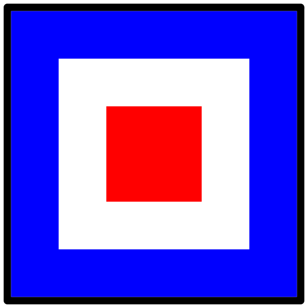 SVG Nautical flag whiskey
