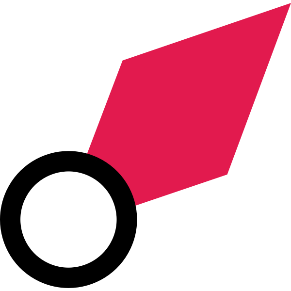 SVG Nautical symbol for a starboard buoy vector image