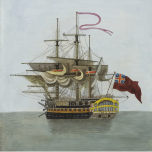 SVG Naval battleship