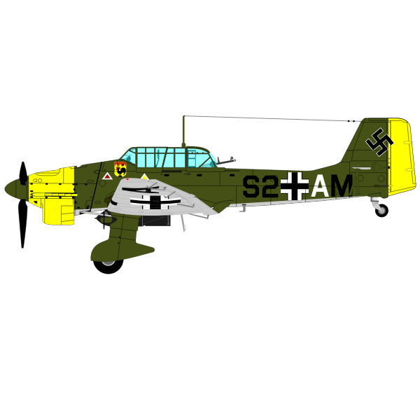 SVG Nazi Germany combat airplane