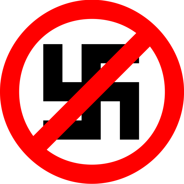 SVG Nazism forbidden vector symbol