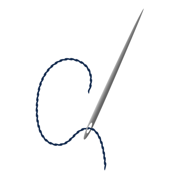 SVG Needle and cotton