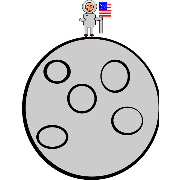 SVG neil armstromg