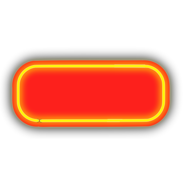 SVG Neon red border plate