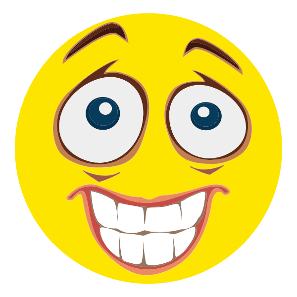 SVG Nervous smiley