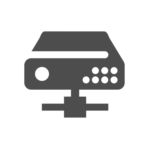 SVG Network drive icon