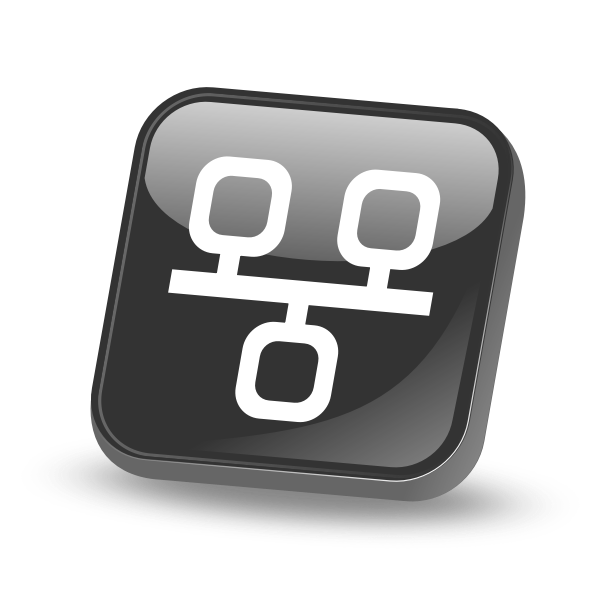 SVG Network logo button