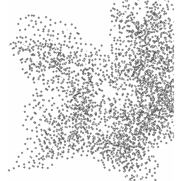SVG Network Node Cloud