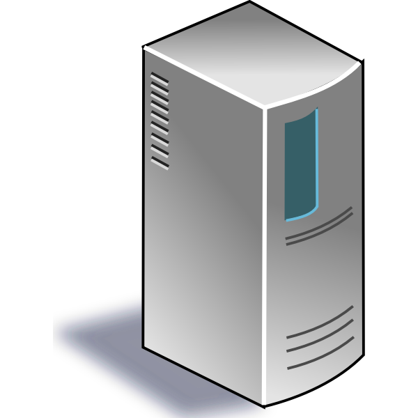 SVG Network server vector image