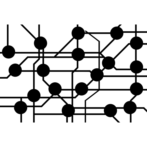 SVG Networking circuit icon