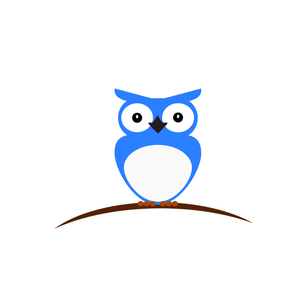 SVG New blue owl