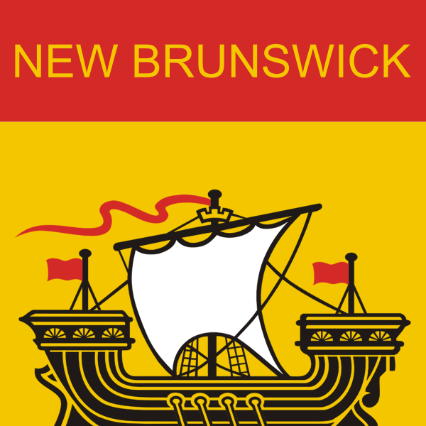 SVG New Brunswick Flag vector image