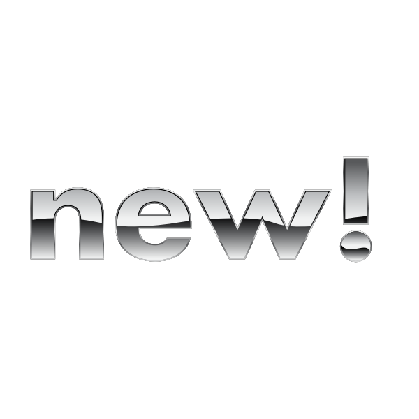 SVG New chrome sign vector image