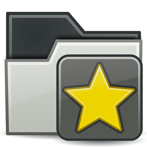 SVG New folder symbol