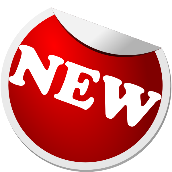SVG NEW label vector image