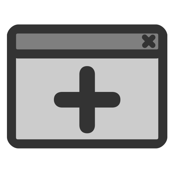 SVG New window icon
