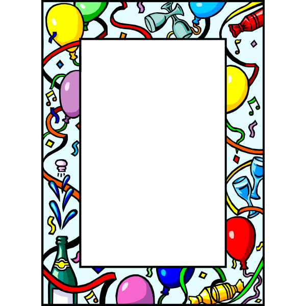SVG New Year039s frame