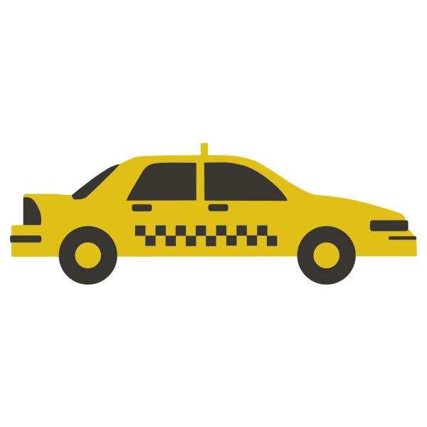 SVG New York Taxi Cab