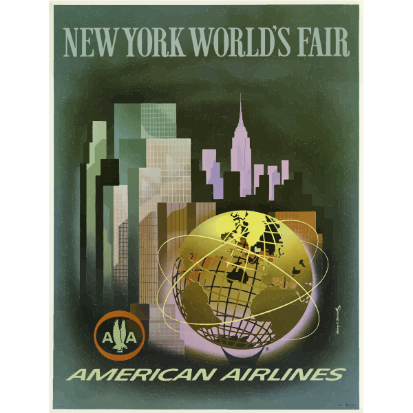 SVG New York World039s Fair poster