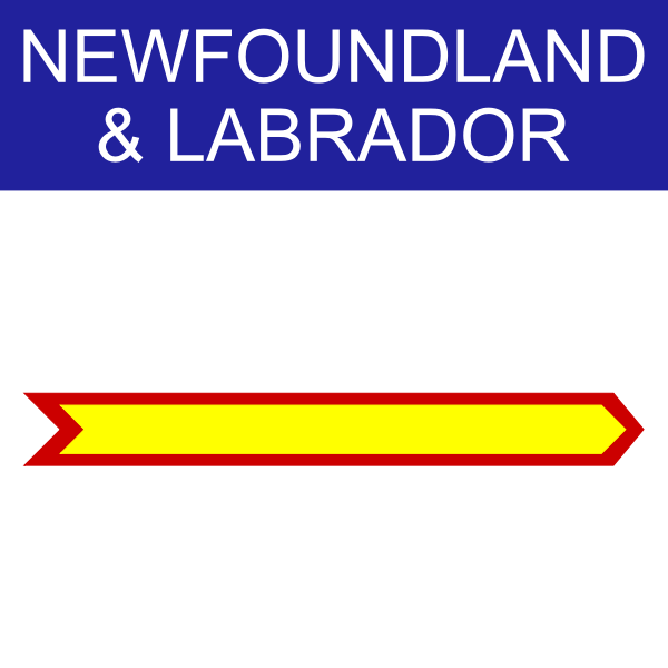 SVG Newfoundland amp Labrador symbol vector illustration