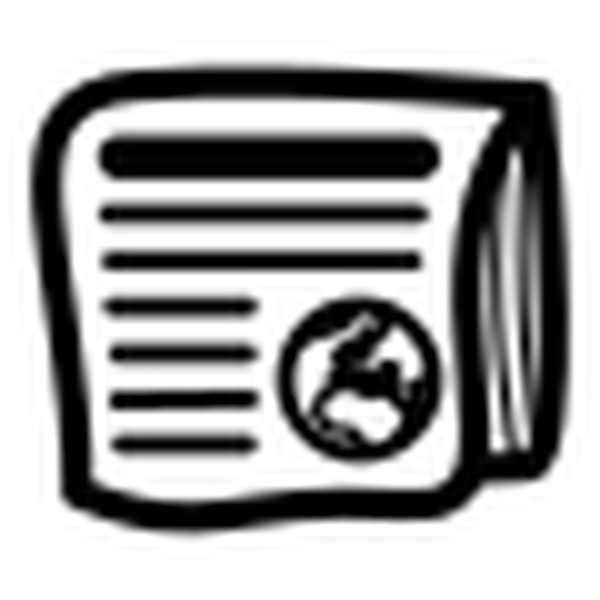 SVG Newpaper icon