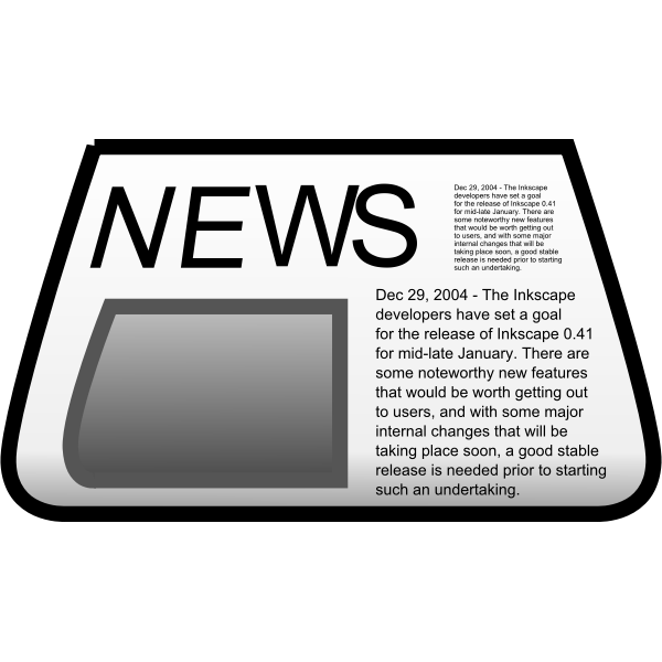 SVG Newspaper