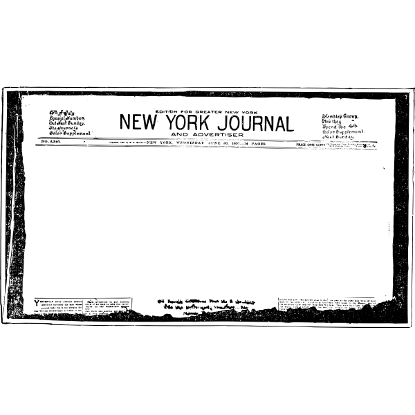 SVG Newspaper frame
