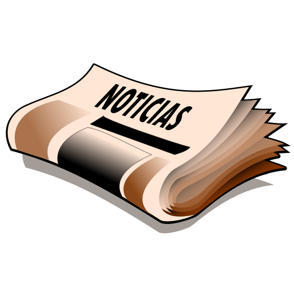 SVG Newspaper vector icon