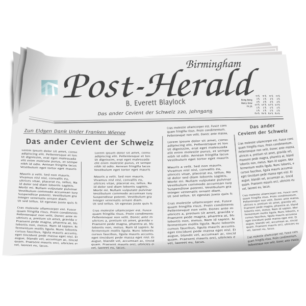 SVG Newspaper vector mage