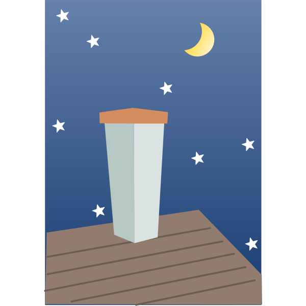 SVG Night Chimney