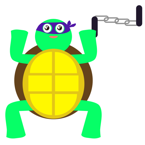 SVG Ninja turtle