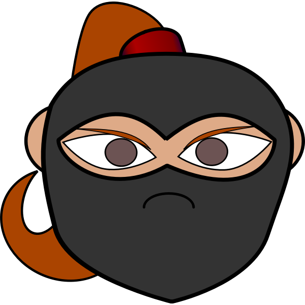 SVG Ninja039s head
