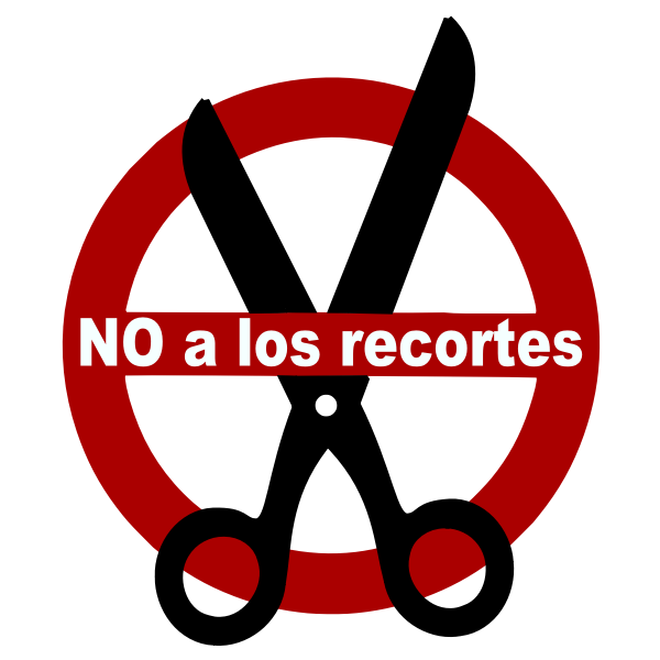 SVG No a los recortes