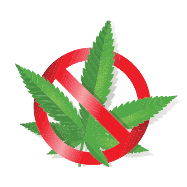 SVG No cannabis