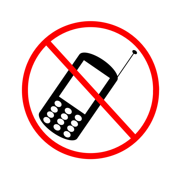 SVG No cellphone