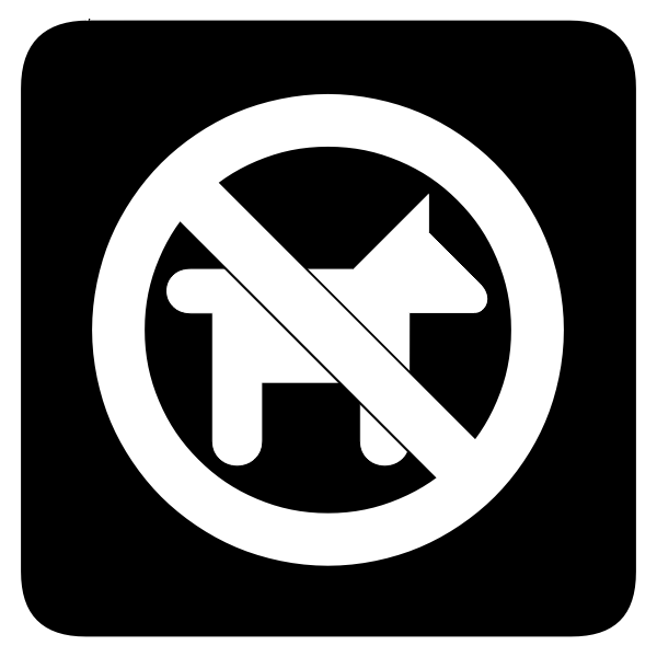 SVG No dogs sign vector image