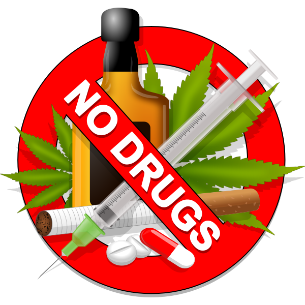SVG No Drugs