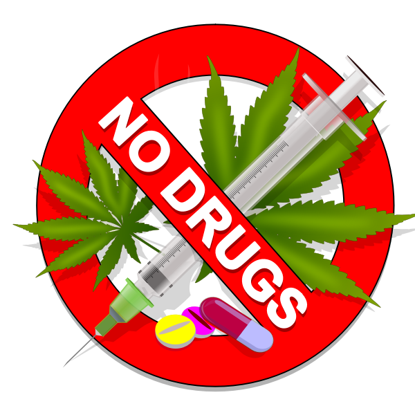 SVG No Drugs Weed Speed or Pills