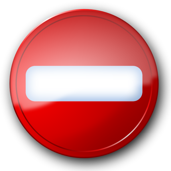 SVG No entry vector road symbol