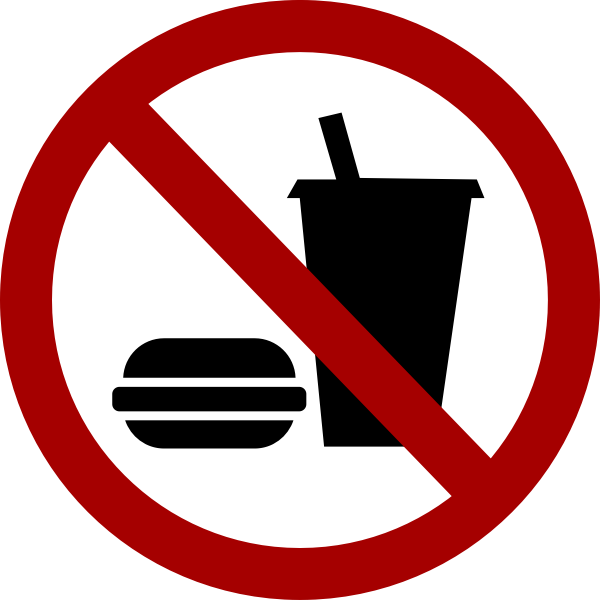 SVG No food and drink vector sign image