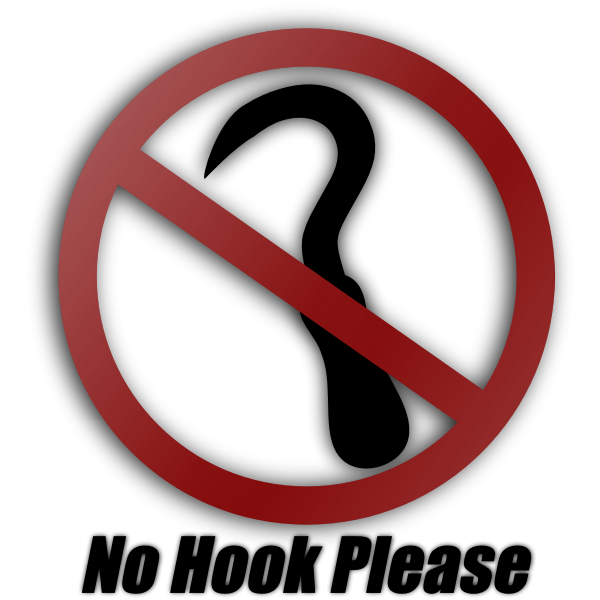 SVG No hook sign