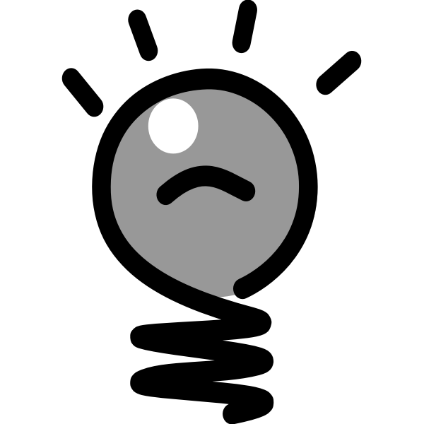 SVG No idea vector illustration